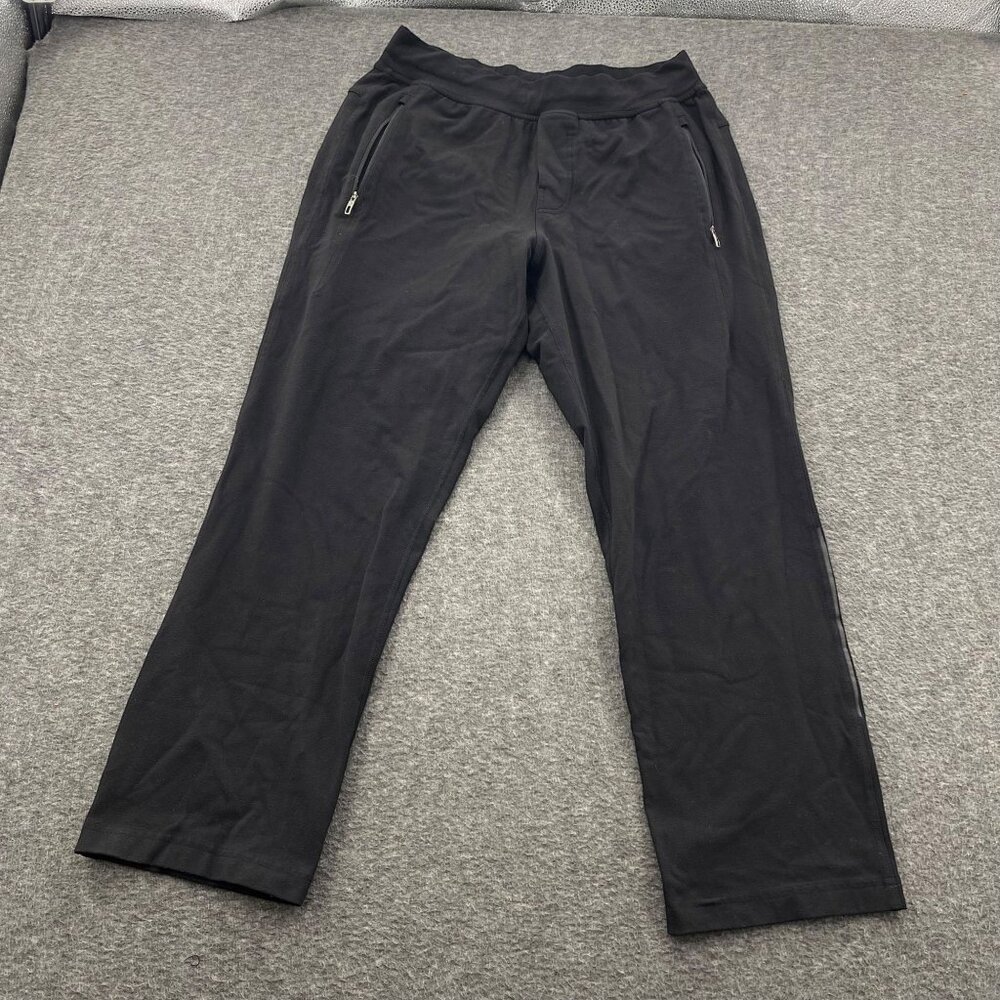 Lululemon Discipline Pants Mens Large Gym Running Crossfit Training Black M5894S